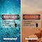 Signmission Electrical Hazards Do Not Touch Danger Sign, Plastic, 10in W x 7in L, 2PK OS-2PACK-DS-P-710-L-19342 - alternate 4